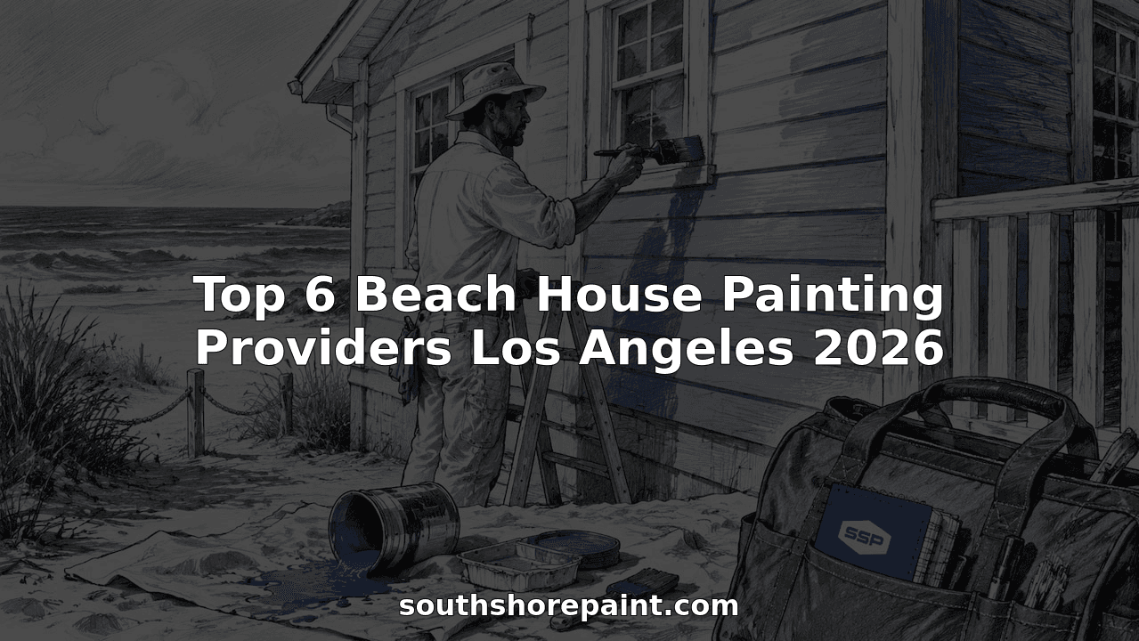 Top 6 Beach House Painting Providers Los Angeles 2026
