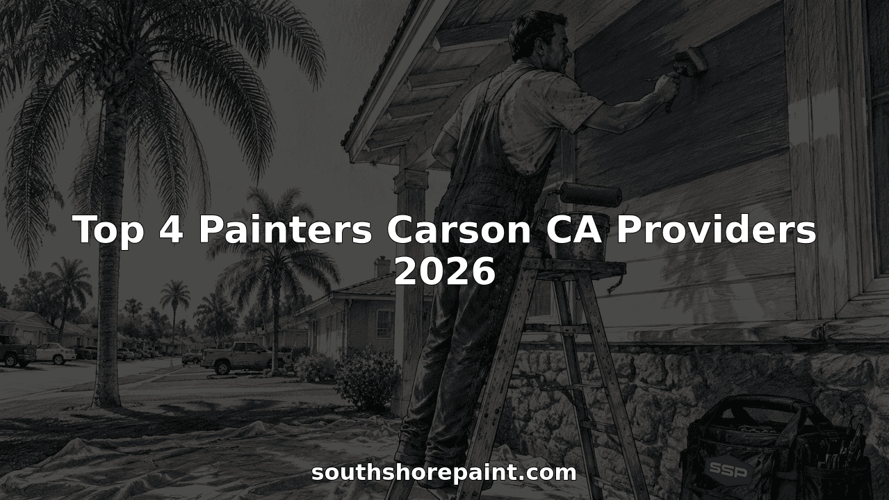 Top 4 Painters Carson CA Providers 2026